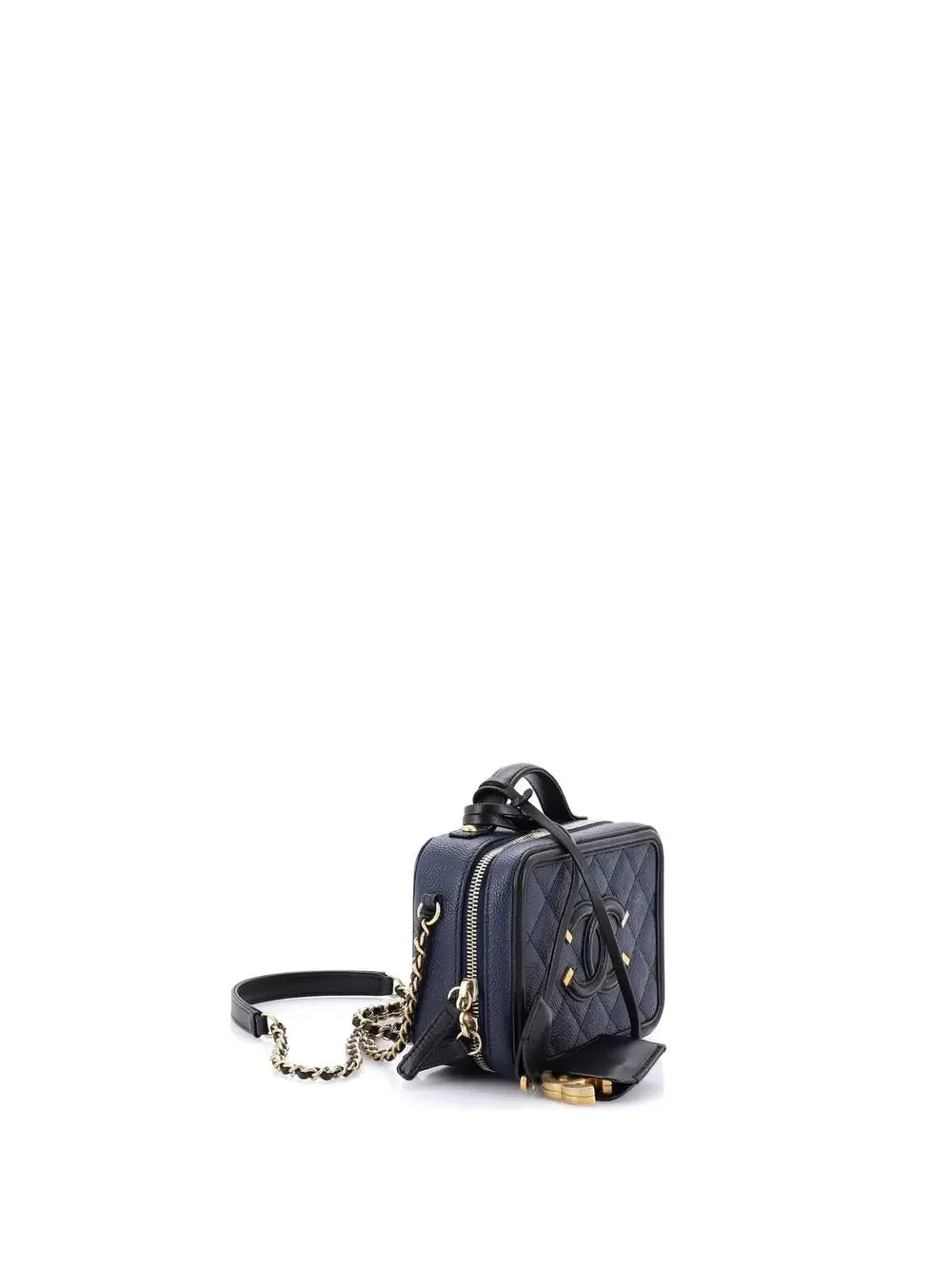Chanel Filigree Vanity Case Quilted #259152C38B